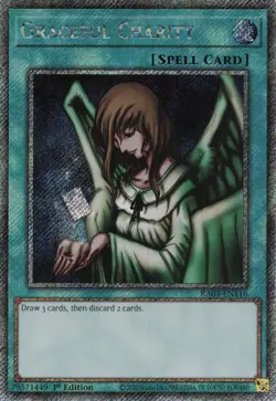 Yugioh Graceful Charity RA03-EN116 - Platinum Secret Rare - Image 1