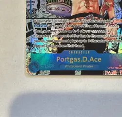 English One Piece Portgas.D.Ace OP13-119 SEC Manga Alt Art Carrying On His Will - Image 3