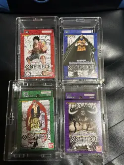 One Piece Super Pre-Release 1st Edition Starter Deck Complete Set - Image 1