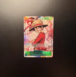 One Piece Monkey D. Luffy SEC OP13-118 Carrying On His Will English NM - Image 1