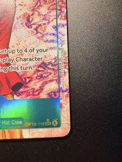 One Piece Monkey D. Luffy SEC OP13-118 Carrying On His Will English NM - Image 5