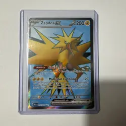 Zapdos ex – SV: Scarlet & Violet 151 Ultra Rare Holo Pokemon TCG Card 192/165 NM - Image 1