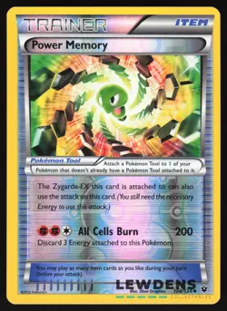 Power Memory - 108/124 - Uncommon Reverse Holo - Fates Collide - Pokemon Card - Image 1