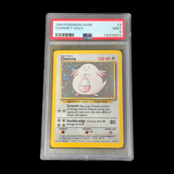 1999 Pokemon Game Chansey Base Set Unlimited PSA 9 Card #3 - Image 1