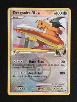 Dragonite FB - (League Promo) 056/147 League Championship Cards Reverse Holo LP - Image 1