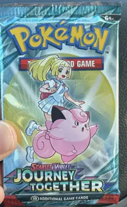Pokemon TCG Journey Together Seal Booster Pack 10 Cards - Image 1