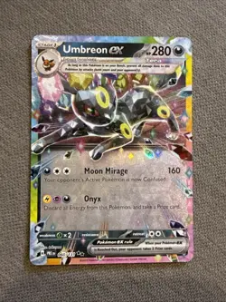 Pokemon TCG Umbreon EX 60/131 Double Rare Prismatic Evolutions Card - Image 1