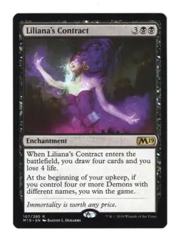 Liliana's Contract Magic: Core Set: 2019 M19 #107 Regular English - Image 1