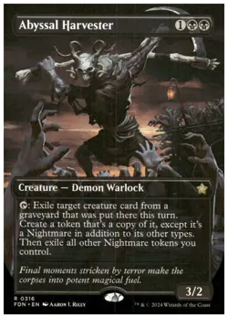 Foundations #316 Abyssal Harvester (Borderless) - Image 1