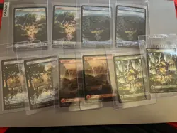 Final Fantasy Chocobo Track Stamped Foil Lands Set of 10 English Bundle - NM/M - Image 1