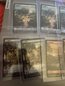 Final Fantasy Chocobo Track Stamped Foil Lands Set of 10 English Bundle - NM/M - Image 2