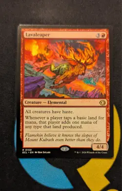 Lavaleaper Rare ECL 150 Lorwyn Eclipsed MTG - Image 1