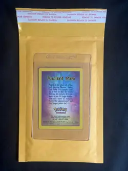 ANCIENT MEW DETAILS INSERT CARD - Pokemon Card - Promo - NM - Image 1