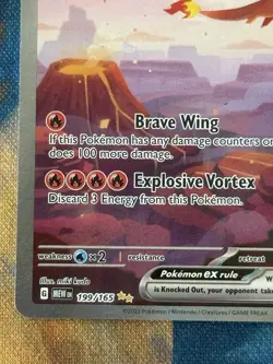 Charizard Ex Pokemon 199/165 Sir Scarlet & Violet 151 English NM / Near Mint - Image 3