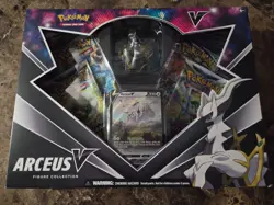 Pokemon Arceus V Figure Collection Box w/Arceus Promo, Cosmic Eclipse Pack NEW 820650850165 - Image 1