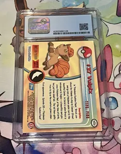 1999 TOPPS POKEMON TV #37 VULPIX CGC 4.5 - Image 2