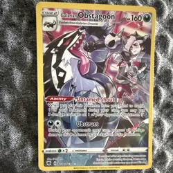 Pokemon TCG Galarian Obstagoon TG10/TG30 Ability Stage 2 English Card - Image 3
