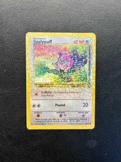 Jigglypuff 54/64 Jungle Set Holo Reflective Pokemon Card - Image 1
