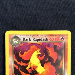 Dark Rapidash 44/82 Team Rocket 1st Edition Regular Uncommon Pokemon TCG Card - Image 2