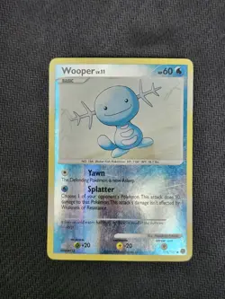 Pokemon Wooper 118/132 Reverse Holo Diamond & Pearl Secret Wonders - Image 1