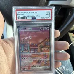 Pokemon Mew ex #053 Scarlet & Violet Promo Holo EX PSA 9 Basic Card 2023 - Image 1