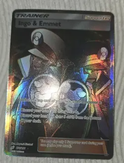 Ingo & Emmet (Full Art) 176/181 Sm-Team Up Holo Pokemon Card - Image 3