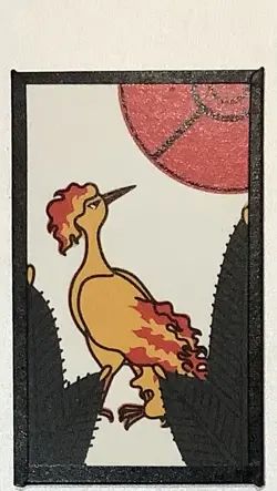 2013 Pokemon Hanafuda Kanto January Moltres NM - Image 1