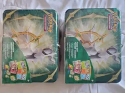 Lot of 2 Pokemon Spring 2022 Collector Chest Tin New Factory Sealed - Image 1
