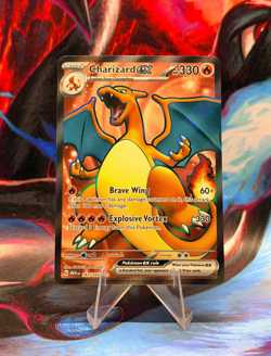 Pokemon Charizard ex 183/165 Sv: Scarlet & Violet 151 Holo - Near Mint - Image 1