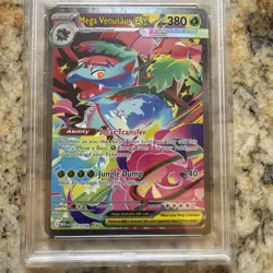 Pokemon TCG Mega Evolutions Venusaur EX 177/132 PSA 10 GEM MINT NEW CERT - Image 2