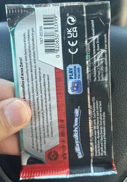 Pokemon Paradox Rift sv04 Booster Pack Sealed - Image 2