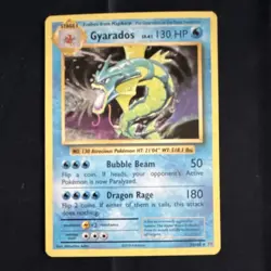 Pokemon Gyarados Holo Rare Evolutions 34/108 130 HP Bubble Beam Dragon Rage - Image 1