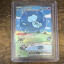 Pokemon Mew EX 232/091 SV: Paldean Fates Holo Basic Special Illustration Rare - Image 1