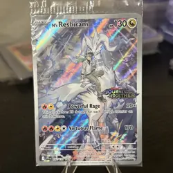 Pokemon TCG N's Reshiram 167/159 Journey Together Stamped Promo Sealed (1B) - Image 2