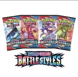 Pokemon TCG: Sword & Shield - Battle Styles :: 4 Booster Packs - All Types - Bra - Image 1