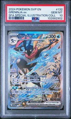 Greninja EX 132 SVP Promo SIR Pokemon PSA 10 *902 - Image 1