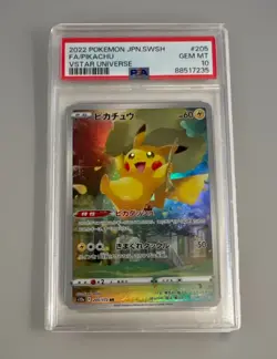 Pokemon Pikachu VSTAR Universe 205/172 Full Art Art Rare Holo Japanese PSA 10 - Image 1