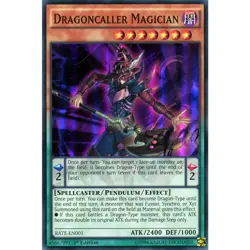 Dragoncaller Magician Yu-Gi-Oh! RATE-EN001 1st Super Rare - Image 1