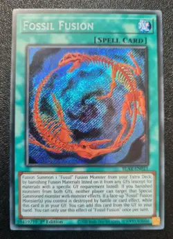 Fossil Fusion Yu-Gi-Oh! BLAR-EN011 1st Secret Rare - Image 1