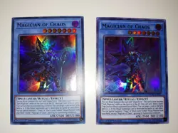 Yugioh - Magician of Chaos x2 LDS3-EN089 Ultra Rare 1ST EDITION NM - Image 1