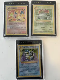 Pokemon Base Set Card Holo Lot x3 (See Description And Photos) - Image 1