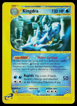 Pokemon Card - Kingdra Aquapolis 19/147 Rare Non-Holo - Image 1