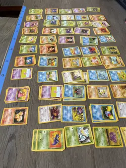 Pokemon Card Lot 100 Vintage WOTC Era Base Jungle Fossil Mixed Cards - Image 1
