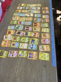 Pokemon Card Lot 100 Vintage WOTC Era Base Jungle Fossil Mixed Cards - Image 2