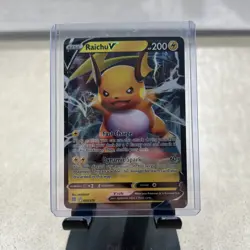 Raichu V 045/172 Brilliant Stars Ultra Rare Holo Pokemon TCG Card NM - Image 1
