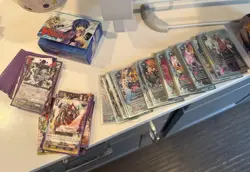 Large Cardfight Vanguard card lot including holo and foil cards. - Image 3