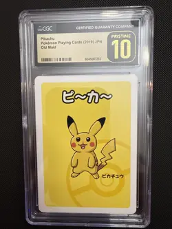 2019 POKEMON PLAYING CARDS JAPANESE OLD MAID PIKACHU CGC 10 - Image 1