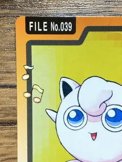 Pokemon Carddass Card Jigglypuff File No.39 Bandai Pocket Monsters 1997 - Image 3