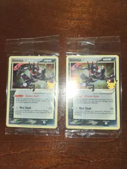 Lot of 2 - Greninja Star SWSH144 Pokemon Sword & Shield Promo Cards Holo Sealed - Image 2