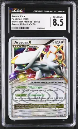 CGC 8.5 Arceus LV.X 2009 Black Star Promos DP53 Holo Pokemon Card - Image 1